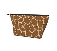 Bolsa de Almacenamiento de cosméticos de Moda, Bolsa pequeña con Estampado de Leopardo de Piel de Jirafa, Gran Capacidad para Maquillaje, lápiz, Efectivo, Bolsa Oxford Impermeable para Mujeres, homb
