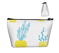 Bolsa de Almacenamiento de cosméticos de Moda, Bolsa pequeña de piña con Cactus suculento, Gran Capacidad para Maquillaje, lápiz, Efectivo, Bolsa Oxford Impermeable para Mujeres, Hombres, niños y ni