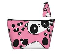 Bolsa de Almacenamiento de cosméticos de Moda, Bolsa pequeña Rosa con diseño de Panda, Leopardo, Gran Capacidad para Maquillaje, lápiz, Efectivo, Bolsa Oxford Impermeable para Mujeres, Hombres, niño