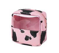 Bolsa de almacenamiento de cosméticos de viaje portátil transparente bolsa de almacenamiento impermeable para artículos de tocador bolsas negro grande adolescente, Rosa., talla única