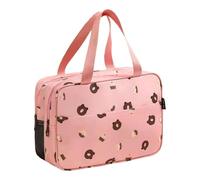 Bolsa de almacenamiento de cosméticos resistente al desgarro, tela impermeable, ideal para viajes diarios, húmedos, secos, bolsa de maquillaje separada, e, M, Mass Beauty
