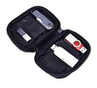 Bolsa de Almacenamiento de Disco U - Mini Funda Digital con Soporte portátil, Bolsa para Material de Buceo, Funda Resistente a los Golpes, Organizador Impermeable para Uso en agencias de Viajes