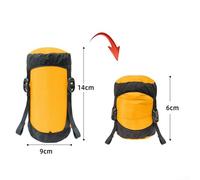 Bolsa de almacenamiento de diseño compacto para exteriores, impermeable, bolsa de compresión, adecuada para varios usos (código M, naranja)