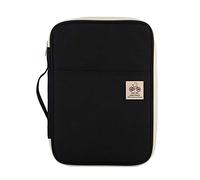 Bolsa de almacenamiento de documentos A4, impermeable, tela Oxford, multifuncional, organizador de archivos de negocios, carpeta de archivos con cremallera para almacenamiento de papelería de oficina