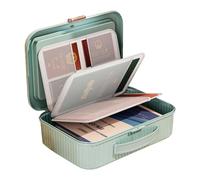 Bolsa de almacenamiento de documentos, organizador de documentos,Organizador de archivos de gran capacidad - Práctica carpeta de archivos de cajas de almacenamiento para certificados de derechos de