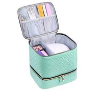 Bolśa De Almacenamiento De Esmalte De Uñas: Tu Colección De Uñas Al Instante | Organizador De Kit De Uñass De Gran Capacidad De 2 Capas | Estuche De Viaje Multifuncional | Para Profesionales