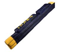 Bolsa de almacenamiento de espada Taichi de 43 pulgadas, tela Oxford de doble capa con extremos de piel sintética, funda de transporte para espadas de artes marciales, azul oscuro, Talla única