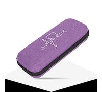 Bolsa de almacenamiento de estetoscopio, caja de bolsa de almacenamiento de viaje de eva de estetoscopio multifuncional Caja con bolsillo de malla para protección de estetoscopio(Púrpura)