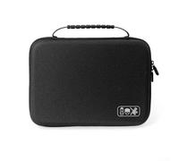 Bolsa de almacenamiento de EVA con múltiples compartimentos para herramientas de cabello, compatible con Hatteker, Oneisal, Wahl5Star y para Andis y organizador compacto para peluqueros profesionales