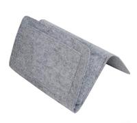 Bolsa de almacenamiento de fieltro para comodidad al lado de la noche, organiza tus artículos esenciales y ordena tu espacio (gris claro)