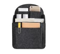 Bolsa de almacenamiento de fieltro portátil - manga insertada estructurada, manual de clasificación | Organizador del divisor de mochila, forro de múltiples tapas