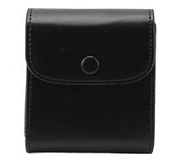 Bolsa de Almacenamiento de Fotos de Cuero PU, Funda de Transporte con Cierre a presión Retro, Correa extraíble, Bolsa Protectora portátil de Gran Capacidad para Fotos (Black)