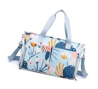 Bolsa de almacenamiento de gran capacidad, portátil, de viaje, espaciosa, organizador de almacenamiento para necesidades modernas de crianza de un solo hombro