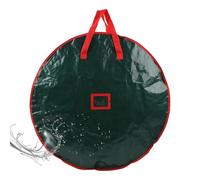 Bolsa de almacenamiento de guirnaldas navideñas | Caja impermeable con cremallera de 75 cm | Bolsa para guirnaldas con asas reforzadas, para decoraciones y adornos de temporada, vacaciones, casa y
