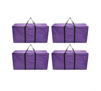 Bolsa de almacenamiento de heno impermeable grande, bolsa de almacenamiento de heno plegable para ganado y para mascotas con tela Oxford impermeable y correas de hombro fáciles de transportar (4