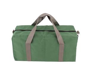 Bolsa de almacenamiento de herramienta de boca ancha en lienzo con correa de hombro ajustable impermeable gran capacidad pequeña herramienta de transporte escena aplicable al aire (45.7 cm / 18