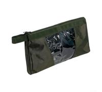 Bolsa de almacenamiento de herramientas, bolsa de reparación de PVC semitransparente de tela Oxford multifuncional resistente para equipos de taller y organización de hardware (verde)