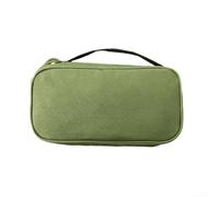 Bolsa de almacenamiento de herramientas de aventura al aire libre, bolsa de nailon resistente con un compartimento interno de malla (verde)