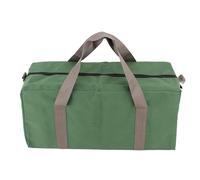 Bolsa de almacenamiento de herramientas de boca ancha de lona con correa de hombro ajustable, bolsa de transporte de herramientas pequeña impermeable de gran capacidad para (16 pulgadas)