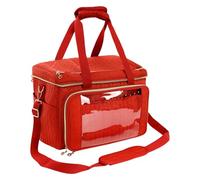 Bolsa de almacenamiento de hilo - Bolsa de gran capacidad con correa ajustable | Bolsa de viaje de ganchillo para almacenamiento de hilo - para mamá, principiantes, amantes de las manualidades