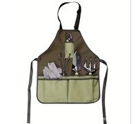 Bolsa de almacenamiento de jardinería multifuncional de gran capacidad, delantal tipo tote, capa interior, delantal para herramientas de búsqueda de , pala de jardín