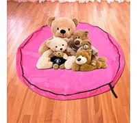 Bolsa de Almacenamiento de Juguetes de Gran Capacidad, Portátil, Duradera, Elegante, Organizador de Juguetes para Niños, Bolsa de Almacenamiento, Alfombrilla para Niños Jugando