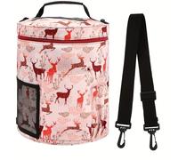 bolsa de almacenamiento de lana Yarn Knitting Bag For DIY Needle Arts Craft Holder Tote Organizer Storage Crochet Empty Square para Crochet Guardar Lanas(11)