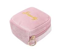 Bolsa de almacenamiento de lápiz labial, estuche de viaje para almacenamiento de lápiz labial | Bolsa de viaje con cremallera,Equipo cosmético del almacenamiento del bolso de la bolsa del maquillaje d
