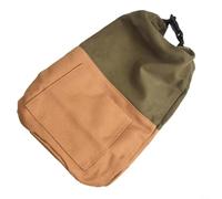 Bolsa de almacenamiento de linterna de camping retro para lámpara de aceite de queroseno, estilo de lona impermeable con cierre de hebilla superior, verde, 14.6 x 8.7 pulgadas (colores surtidos)
