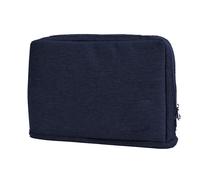 Bolsa de almacenamiento de lona de algodón, neceser de viaje de lona con cremallera, resistente al agua, diseño compacto, tipo de almacenamiento