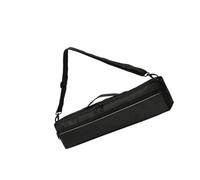 Bolsa de Almacenamiento de Lona Negra de Felpa para Flauta de 17 Agujeros con Accesorios.