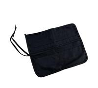 Bolsa de almacenamiento de lona para pinceles de pintura, gran capacidad, 22 ranuras, bolsa para bolígrafos de pintura al óleo para pinceles de aceite, acuarela para artistas, Black, Bolsa para