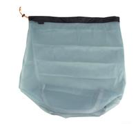 Bolsa de almacenamiento de malla ligera de poliéster 50D con cordón, diseñada para exteriores, para camping, senderismo y organización de viajes (S-XXL)