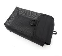 Bolsa de almacenamiento de malla SMB para buceo, boya de marcador de seguridad, ligera, portátil, diseño de malla de drenaje con cierre de correa de bucle, anillo en D, hebilla giratoria, montaje de