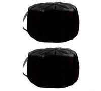 Bolsa de almacenamiento de manguera impermeable de gran capacidad con parte superior de malla para ventilación, mango portátil, adecuada para almacenamiento de mangueras de jardín y gestión de cables