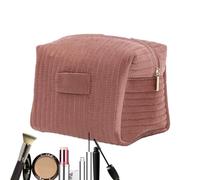 Bolsa de Almacenamiento de Maquillaje - Neceser de Terciopelo, Organizador de Bolsa de Maquillaje | Organizador cosmético del cepillo del maquillaje, bolso del artículo de tocador del viaje del tercio