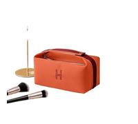 Bolsa de almacenamiento de maquillaje, simple e impermeable, de lona, para mujeres, organizador de maquillaje, neceser de viaje, bolsa de cosméticos, A1, Talla única