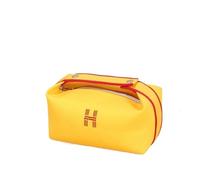 Bolsa de almacenamiento de maquillaje, simple e impermeable, de lona, para mujeres, organizador de maquillaje, neceser de viaje, bolsa de cosméticos, A5, Talla única