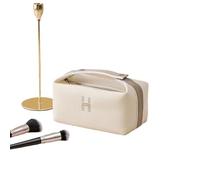Bolsa de almacenamiento de maquillaje, simple e impermeable, de lona, para mujeres, organizador de maquillaje, neceser de viaje, bolsa de cosméticos, a3, Talla única