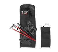 Bolsa de almacenamiento de palillos, almacenamiento de clavos y enchufes para acampar, bolsa de viaje para senderismo, caza, picnic, pesca con compartimentos