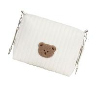 Bolsa de almacenamiento de pañales para cochecito de bebé, bolsa organizadora cosmética, gran apertura, bolso de algodón multiusos, bolsa de viaje de algodón para madre