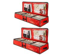 Bolsa de Almacenamiento de Papel de Regalo Gift Wrap Storage Bag 40 Inch Long Large Wrapping Paper Storage Box Dust-proof Holiday Accessories Organizer(2pcs)