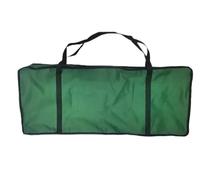 Bolsa de Almacenamiento de Papel de Regalo Oxford Fabric Storage Bag Folding Solid Color Decoration Organiser Large-capacity With Reinforced Handle Wrapping Paper Containers(Green)