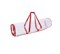 Bolsa de Almacenamiento de Papel de Regalo Wrapping Paper Storage Bag Gift Wrap Organizer For Baubles Christmas Stores(Red)