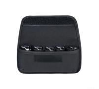 Bolsa de almacenamiento de película para cámara, 5 rollos de gran capacidad, protección contra rayos X, funda de nailon con elástico y ajuste seguro para fotógrafos de viaje (grande)