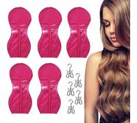 Bolsa de Almacenamiento de Pelucas con Forma de Reloj de Arenas, Soporte para Extensiones de Cabello Antienredos, Bolsas de Almacenamiento Portátiles para Pelucas con Perchas, para Múltiples Pelucas