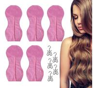 Bolsa de Almacenamiento de Pelucas con Forma de Reloj de Arenas, Soporte para Extensiones de Cabello Antienredos, Bolsas de Almacenamiento Portátiles para Pelucas con Perchas, para Múltiples Pelucas