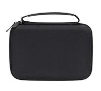 Bolsa de almacenamiento de podadoras de pelo, estuche de transporte de peluquero Estuche de barbero Bolsa de almacenamiento de podadoras de pelo eléctrica portátil Estuche organizador(Negro)