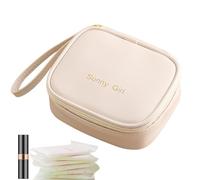 Bolsa de almacenamiento de servilleta - Bolsa de almacenamiento de período, bolsa menstrual con cremallera | Period Pad Menstrual Bolsa Portátil Con Cremallera Cuero Pu, Bolsa de Primer Período, Bolsa