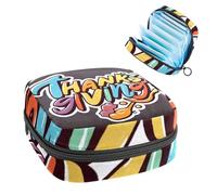Bolsa de almacenamiento de servilletas sanitarias, bolsa de almacenamiento para tampón de Acción de Gracias 2021, bolsa de período para adolescentes y niñas, bolso de menstruación femenina